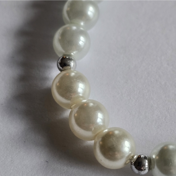 Vintage bracelet faux pearl pearlcore - Picture 5 of 10